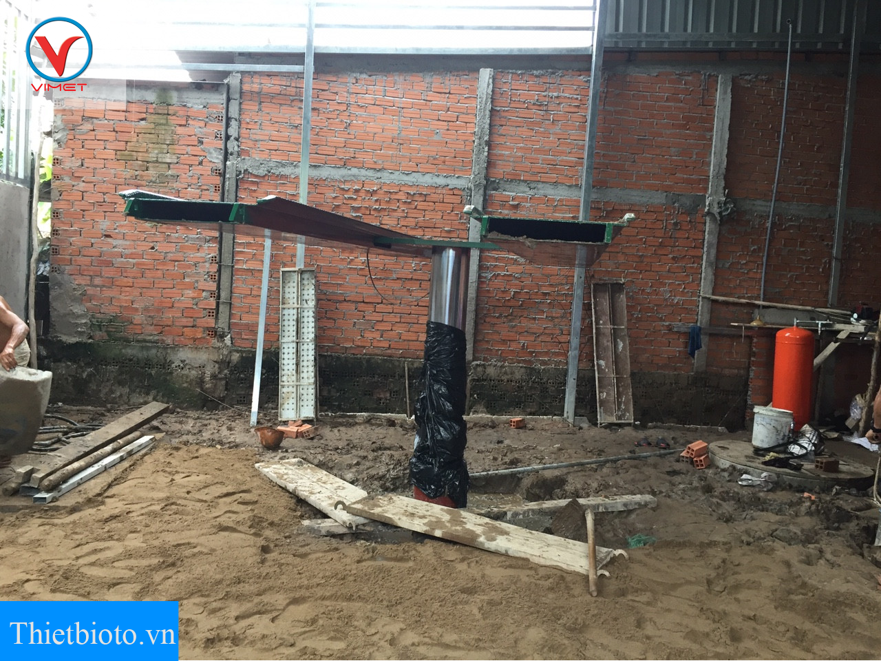 Cầu nâng 1 trụ  rửa xe ô tô VLWS3502