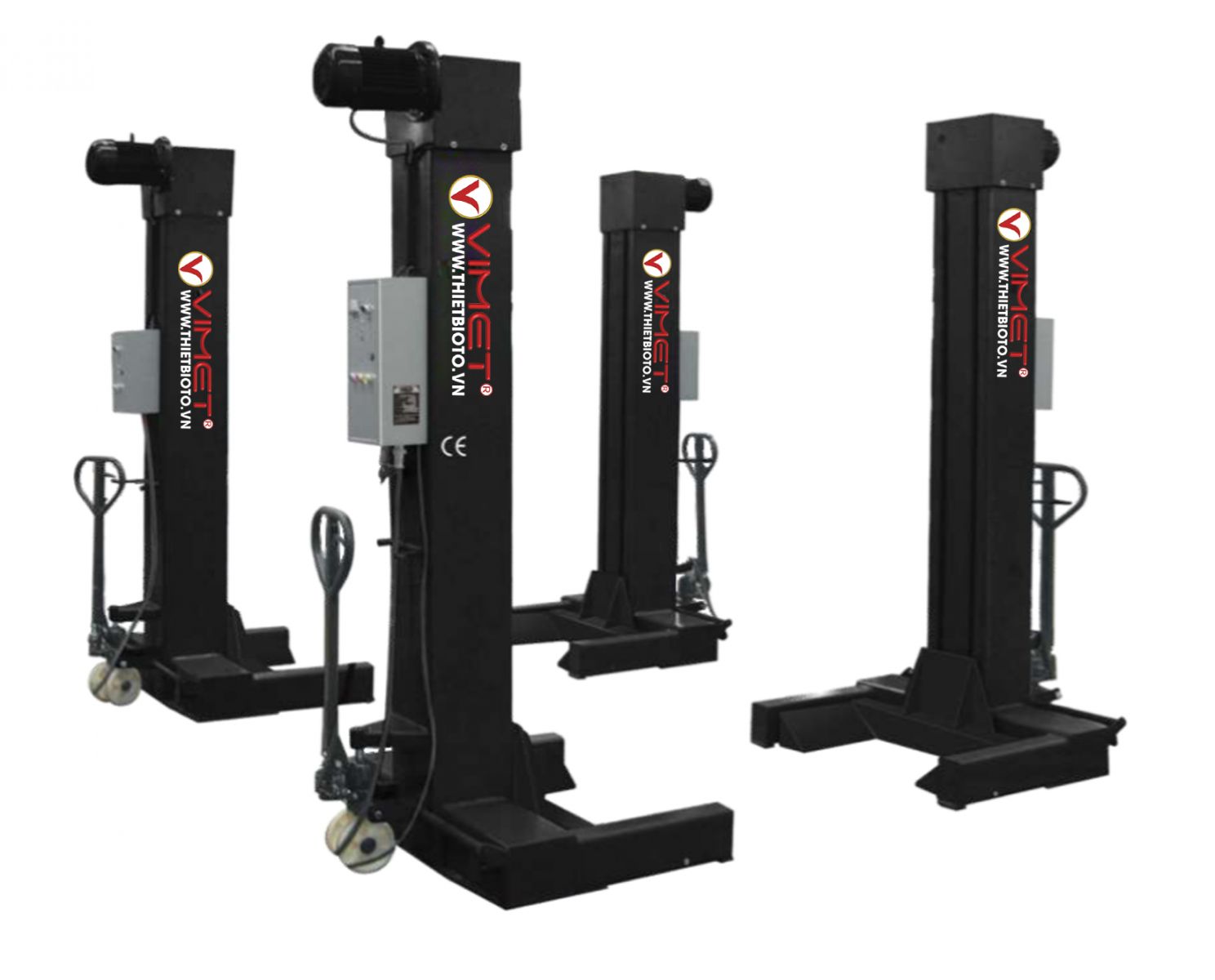 Cầu Nâng 4 Trụ Di Động 7.5 tấn VIMET MCL30404