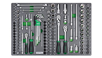 Tủ đồ nghề 7 ngăn 282 chi tiết Toptul GE-28210
