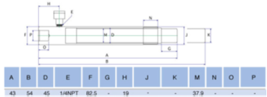 Xy lanh bơm thủy lực siêu công suất HIDI HDRC101