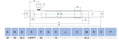 Xy lanh bơm thủy lực siêu công suất HIDI HDRC458