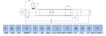 Xy lanh bơm thủy lực siêu công suất HIDI HDSR250