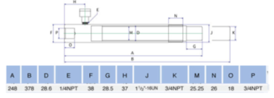 Xy lanh bơm thủy lực siêu công suất HIDI HDSR440