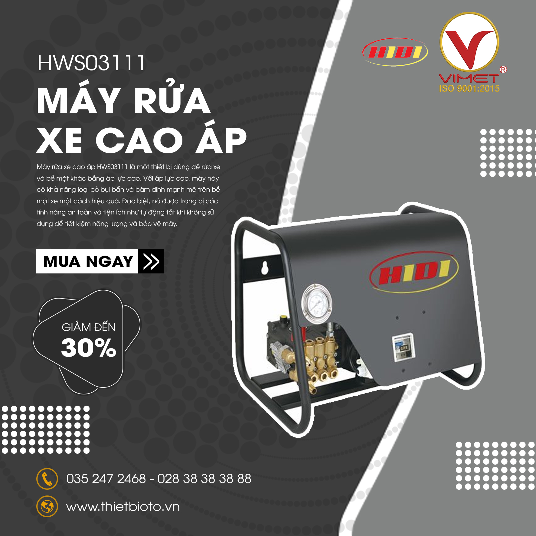 Đón Mùa Hè Cực Sốc: Khuyến Mãi Giảm Giá Máy Rửa Xe Cao Áp Tháng 4!