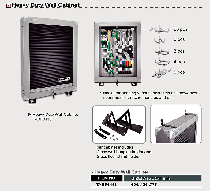 Tủ treo dụng cụ toptul TABF6113