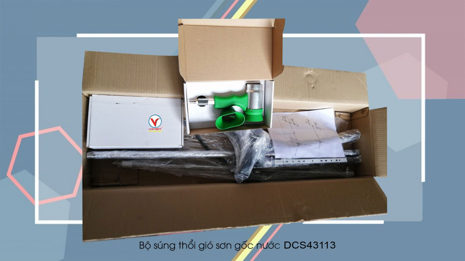 Bộ thổi gió dùng cho sơn gốc nước VIMET DCS43113