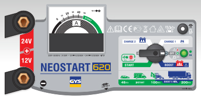 Máy nạp ắc quy và hỗ trợ khởi động Neostart 620