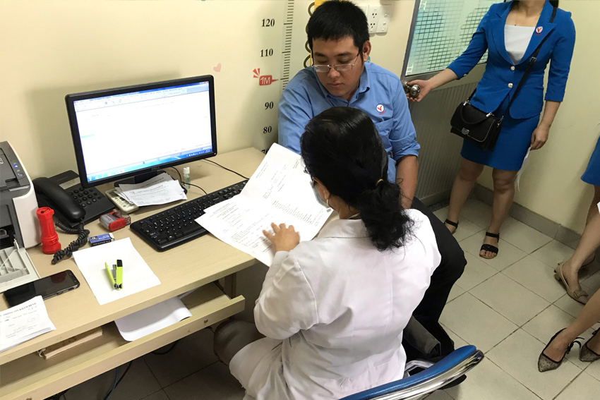 Khám sức khỏe định kỳ - Hoạt động thường niên tại Công ty CPKT Thiết BỊ Việt Mỹ