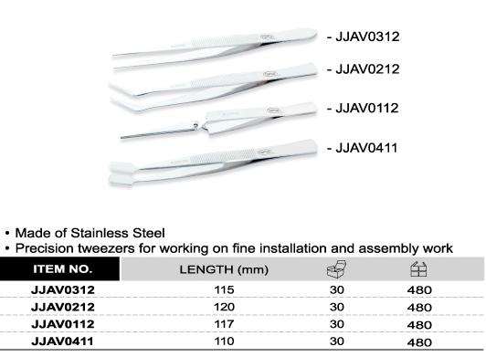 Nhíp gắp ốc JJAV0312