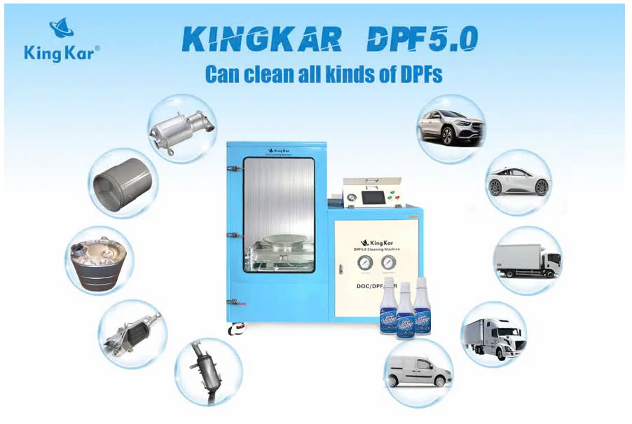 Thiết Bị Làm Sạch Bầu Lọc Khí Xả Động Cơ KingKar DPF5.0