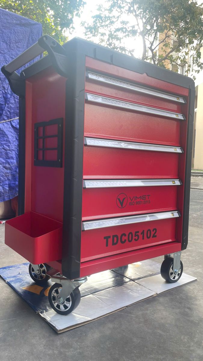 Tủ đồ nghề 5 ngăn 242 chi tiết VIMET TDC05242