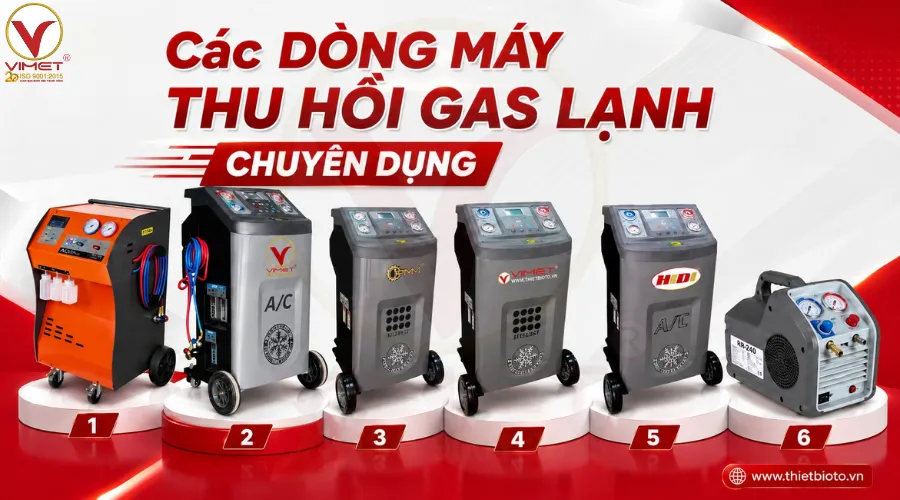 Top 5+ Máy Thu Hồi Gas Lạnh Chuyên Dụng Cho Gara