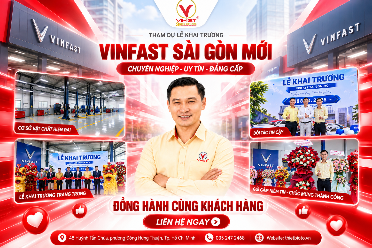 VIMET CORP Đồng Hành Cùng VINFAST Sài Gòn Mới