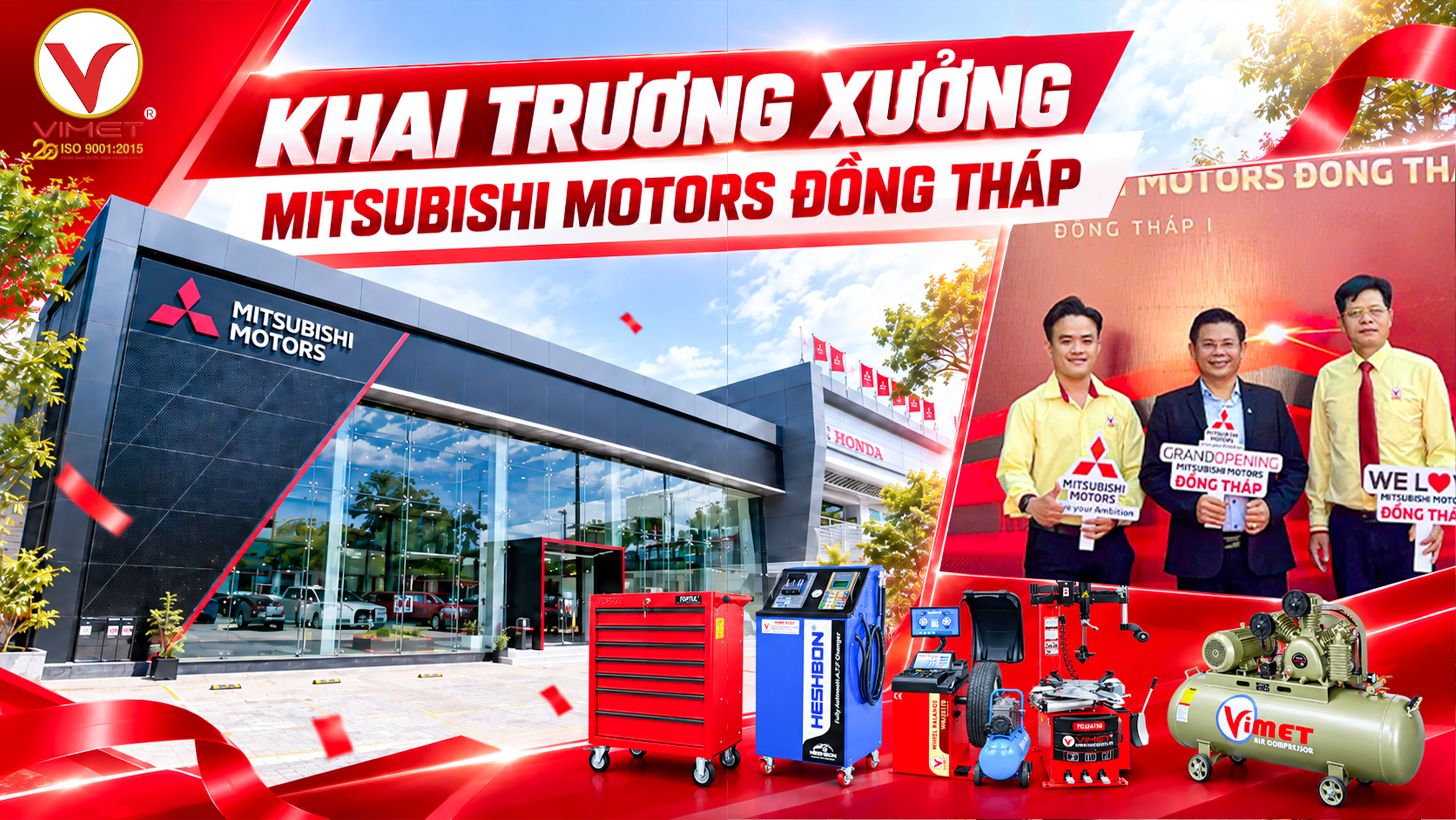 VIMET CORP Đồng Hành Cùng Mitsubishi  Đồng Tháp