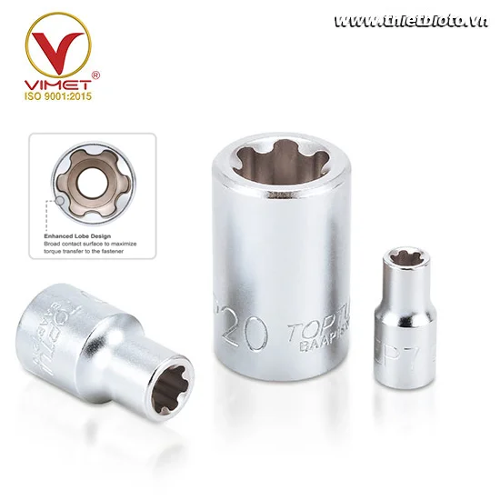Đầu tuýp Torx Plus® EP TOPTUL BAAP0806