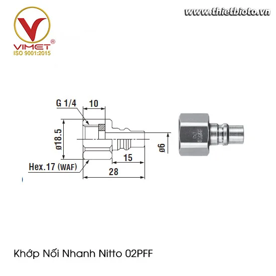 Khớp nối nhanh 02PFF