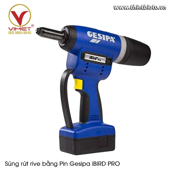 Súng rút rive bằng Pin Gesipa iBIRD PRO