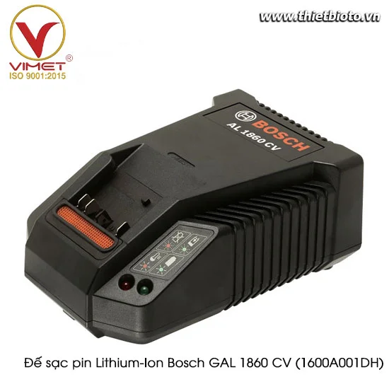 Đế sạc pin Lithium-Ion Bosch GAL 1860 CV (1600A001DH)