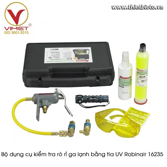 Bộ dụng cụ kiểm tra rò rỉ ga lạnh bằng tia UV Robinair 16235