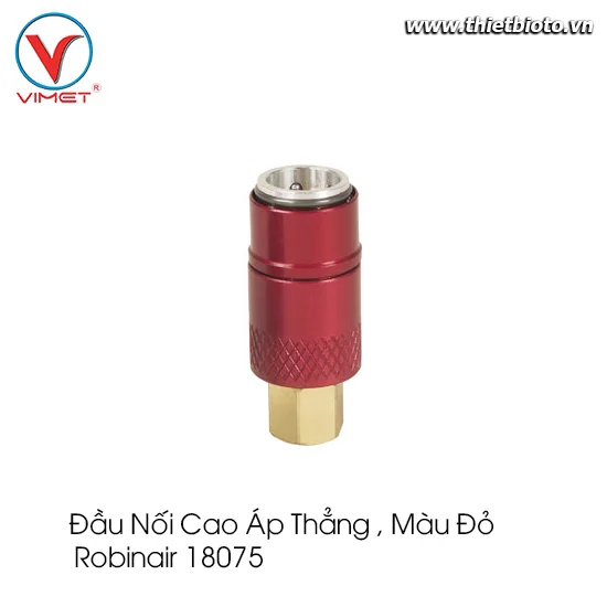 Đầu nối cao áp  thẳng , màu đỏ 18075