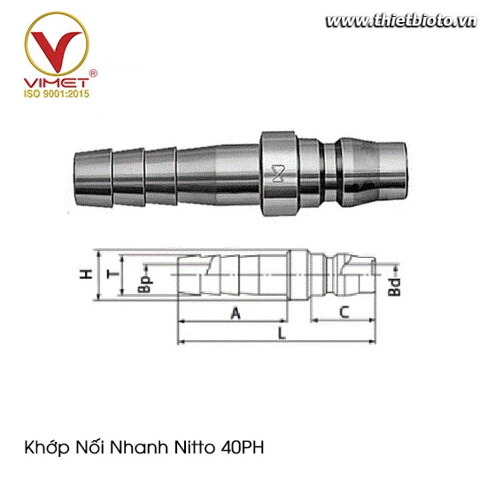 Khớp Nối Nitto 40PH