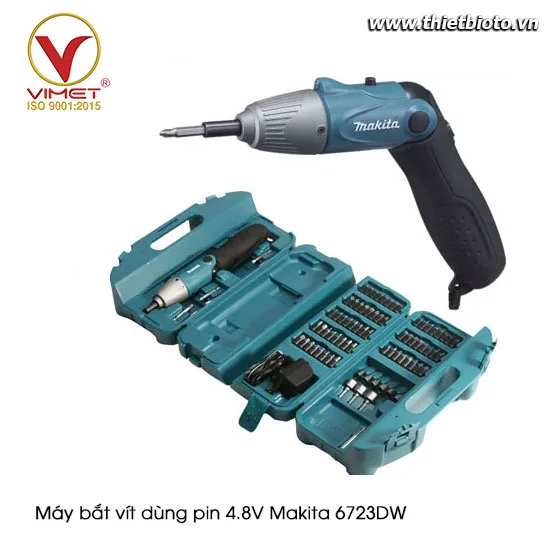 Máy bắt vít dùng pin 4.8V Makita 6723DW