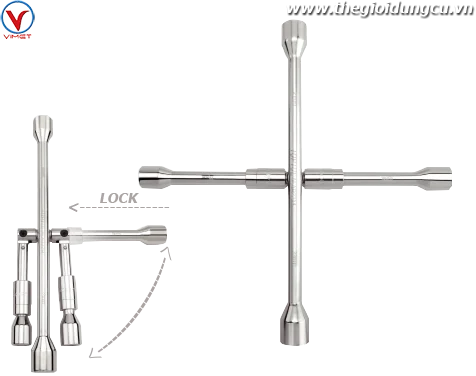 Tuýp chữ thập mở bánh xe Toptul AEAQ2214