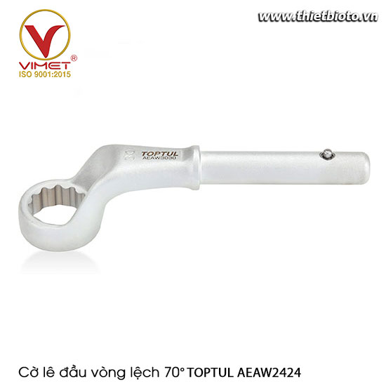 Cờ lê đầu vòng lệch 70° TOPTUL AEAW2424