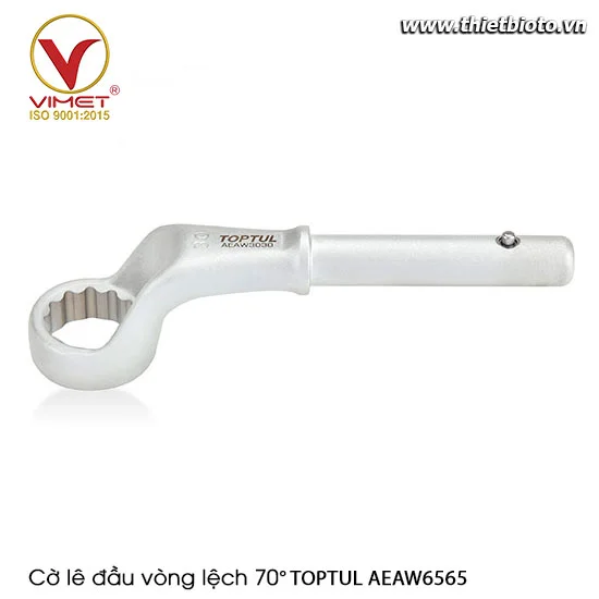 Cờ lê đầu vòng lệch 70° TOPTUL AEAW6565