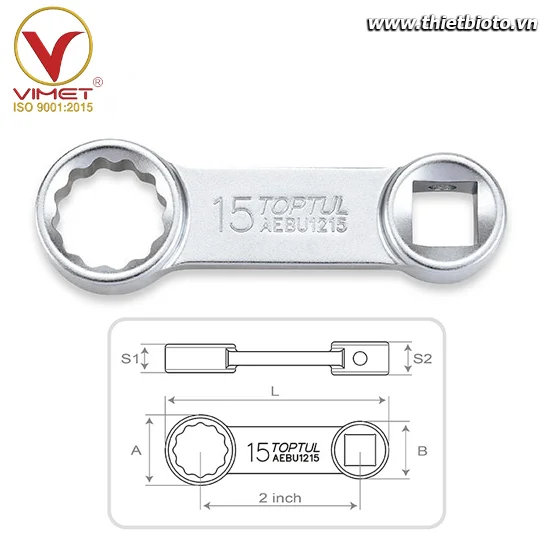 Cờ lê nối cho cần xiết 3/8" TOPTUL AEBU1218