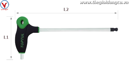 Tuýp chữ L lục giác TOPTUL AGCD0314