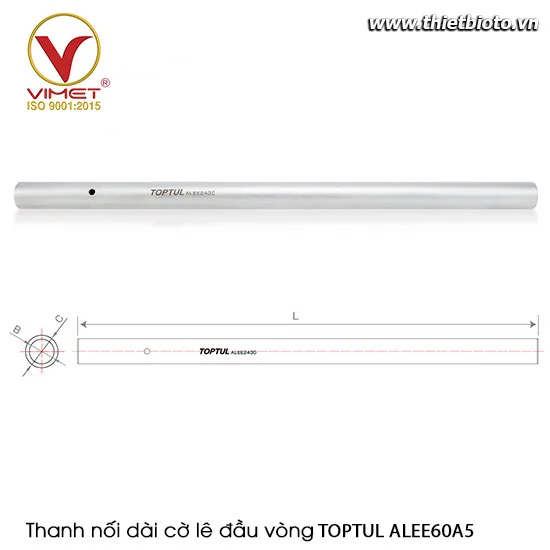 Thanh nối dài cờ lê đầu vòng TOPTUL ALEE60A5