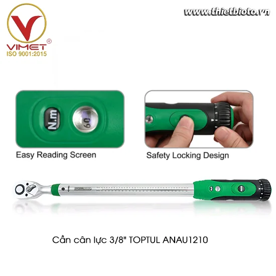 Cần cân lực 3/8" TOPTUL ANAU1210