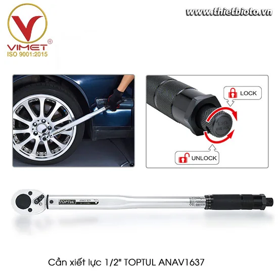 Cần xiết lực 1/2" TOPTUL ANAV1637