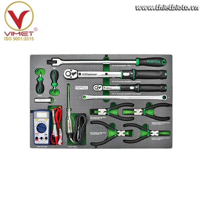 Bộ dụng cụ tổng hợp 13 chi tiết TOPTUL GED0137