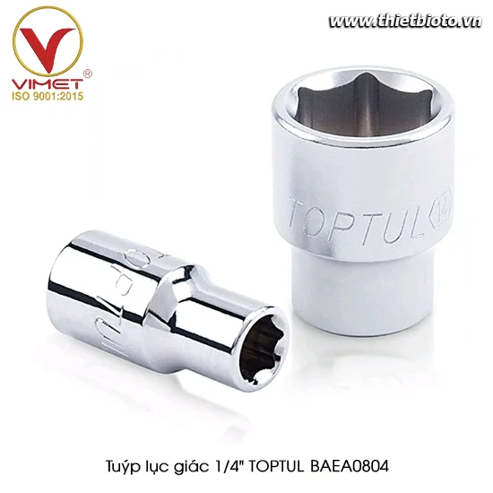 Tuýp lục giác 1/4" TOPTUL BAEA0804