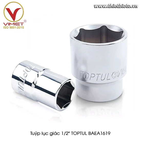 Tuýp lục giác 1/2" TOPTUL BAEA1619