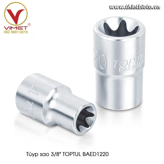 Tuýp sao 3/8" TOPTUL BAED1220