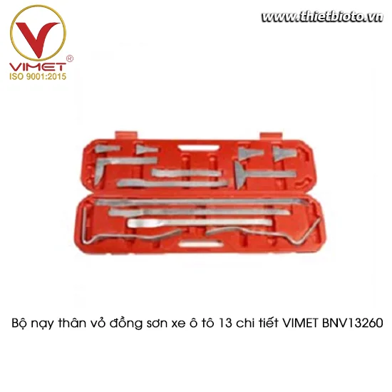 Bộ nạy thân vỏ đồng sơn xe ô tô 13pcs VIMET BNV13260
