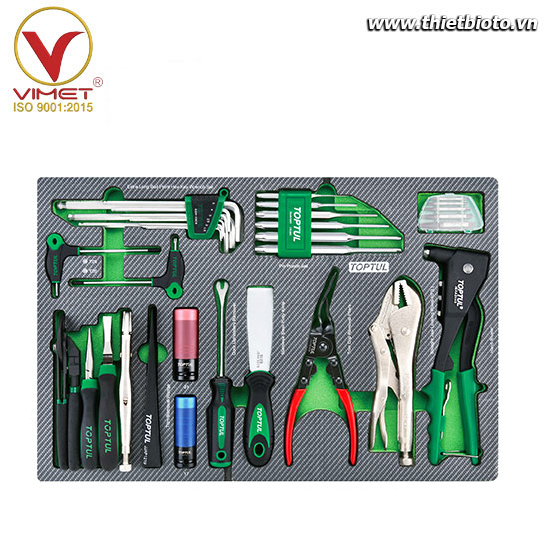 Bộ dụng cụ đồ nghề cầm tay 35pcs TOPTUL GED0352