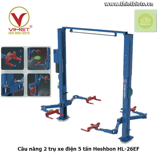 Cầu nâng 2 trụ xe điện 5 tấn Heshbon HL-26EF