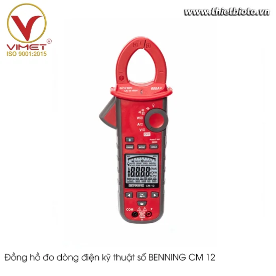 Đồng hồ đo dòng điện kỹ thuật số BENNING CM 12