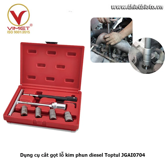 Dụng cụ cắt gọt lỗ kim phun diesel Toptul JGAI0704