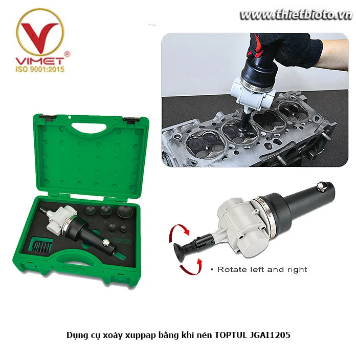 Bộ dụng cụ xoáy suppap khí nén TOPTUL JGAI1205