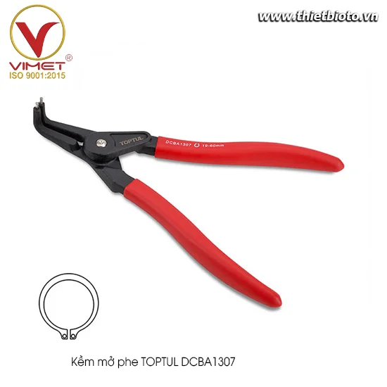Kềm mở phe ngoài , mũi 90°-7" DCBA1307