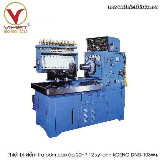 Thiết bị kiểm tra bơm cao áp 20 HP 12 xy lanh KOENG