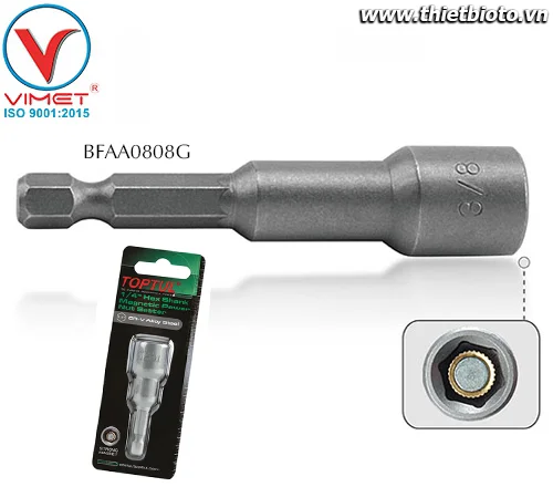 Đầu bắn vít tôn 1/4" Toptul BFAA0808G