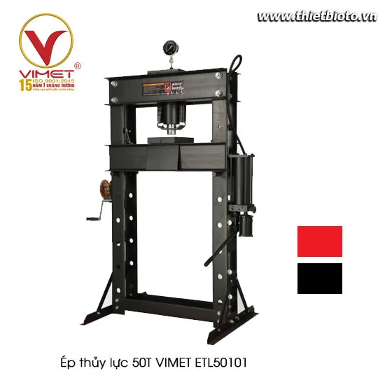 Máy ép thủy lực 50 tấn (dùng khí nén) VIMET ETL50101