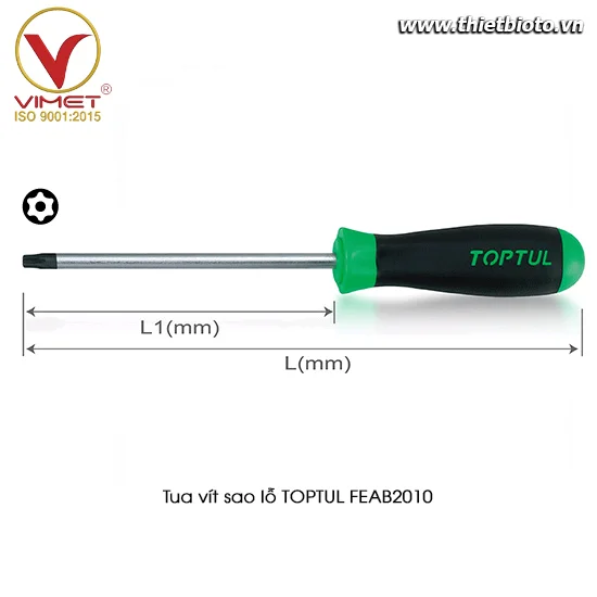 Tua vít sao lỗ TOPTUL FEAB2010