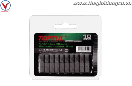 Mũi vít dẹt 1/4" Toptul FSAA0803G